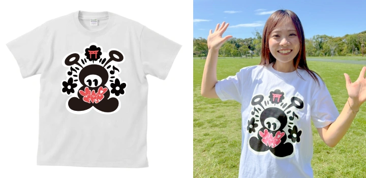 ▲Tシャツ:ホワイト